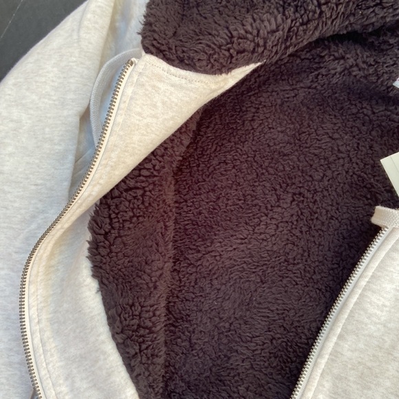 New GUESS Roy Fleece Sherpa Hoodie SZ S - Picture 9 of 9